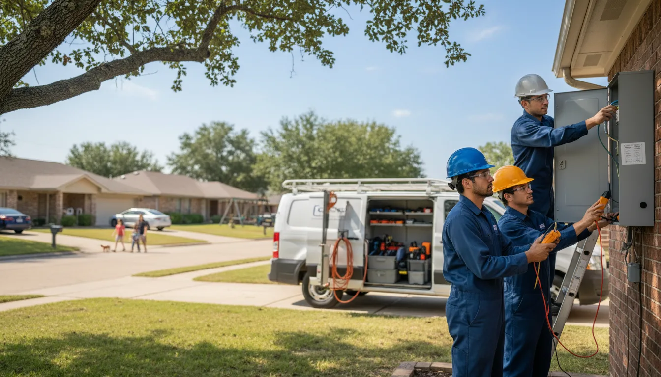 Certified electrician providing emergency electrical services in Russiaville, IN